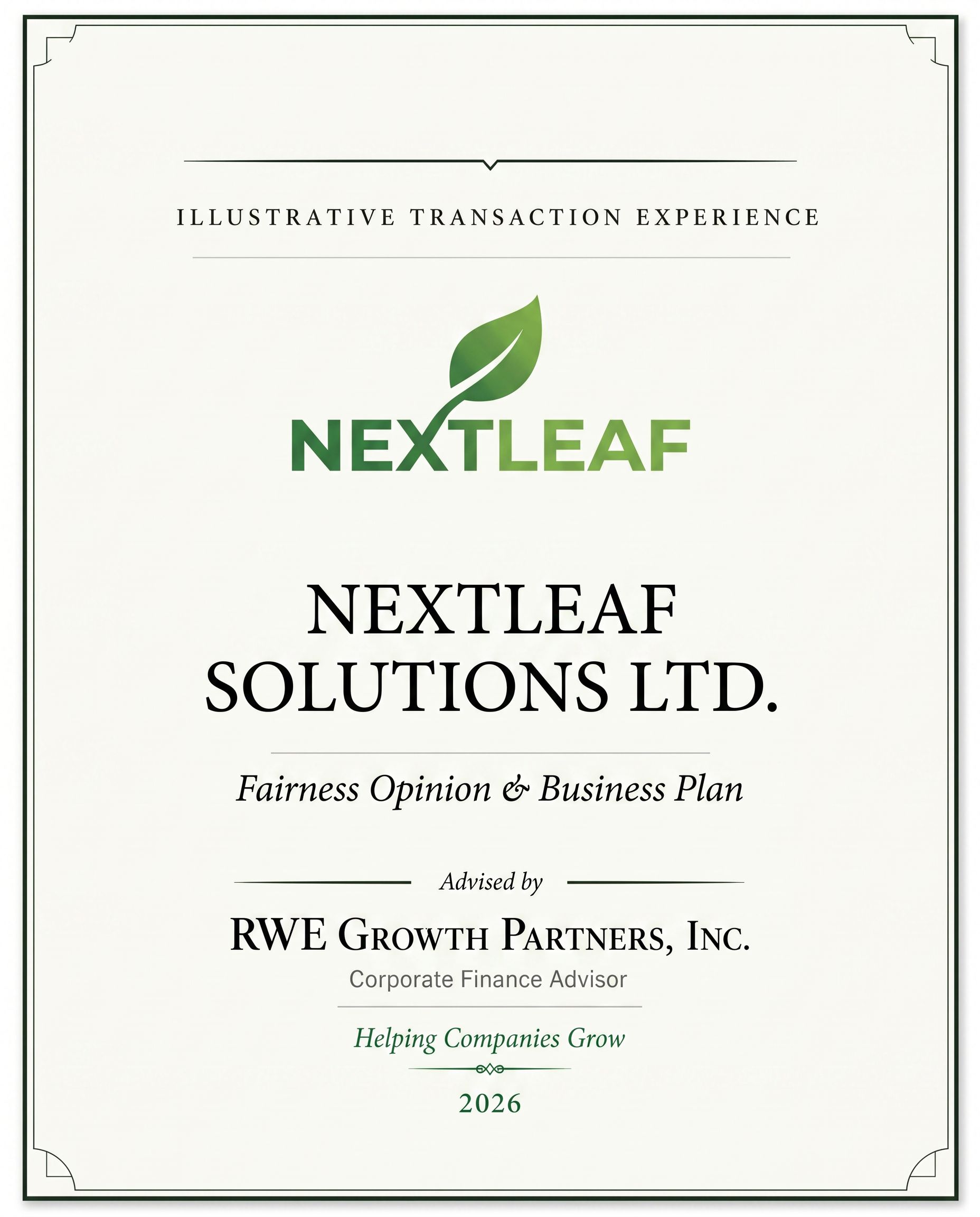 Transaction tombstone for 04 Nextleaf Solutions