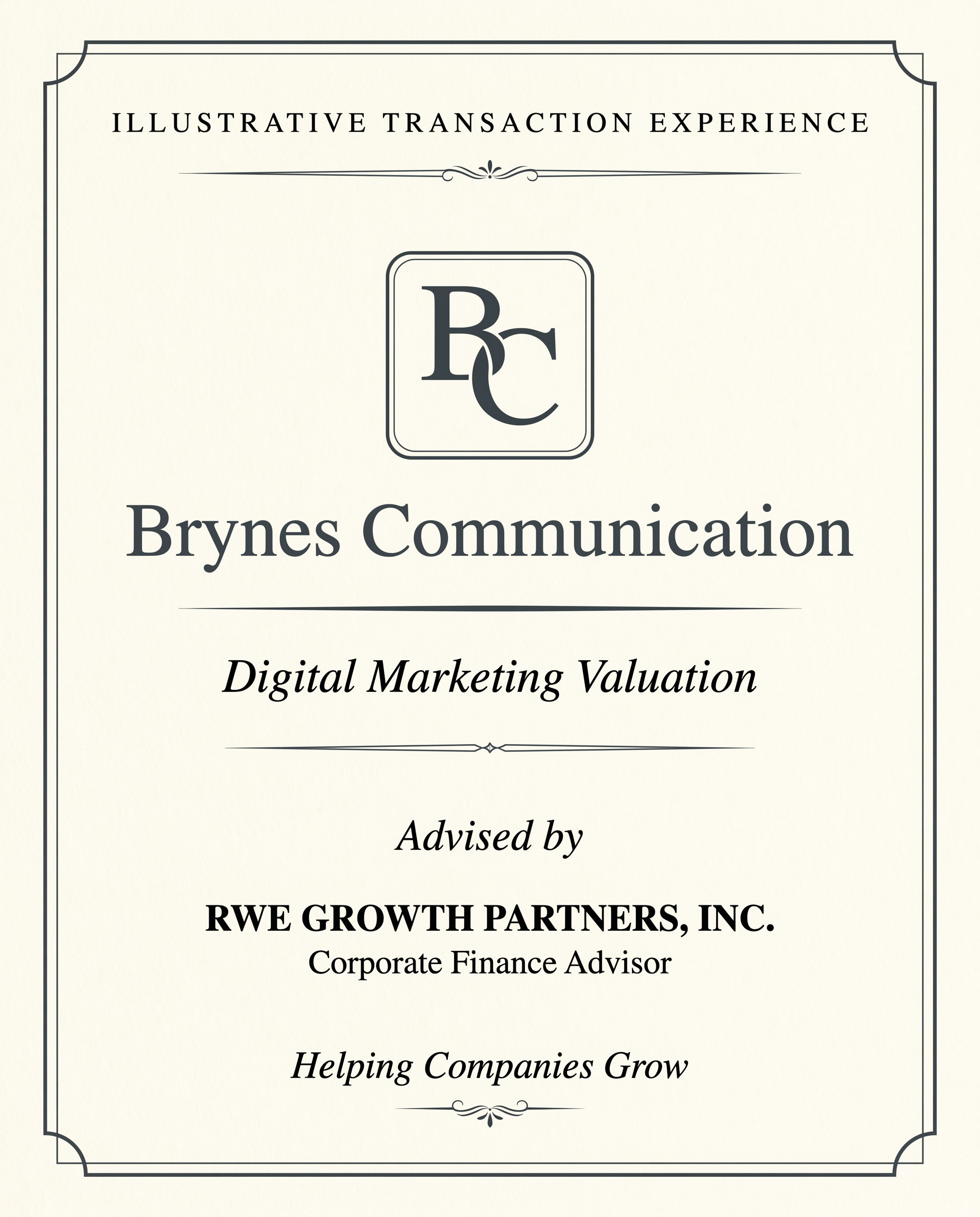 Transaction tombstone for 44 Brynes Comm