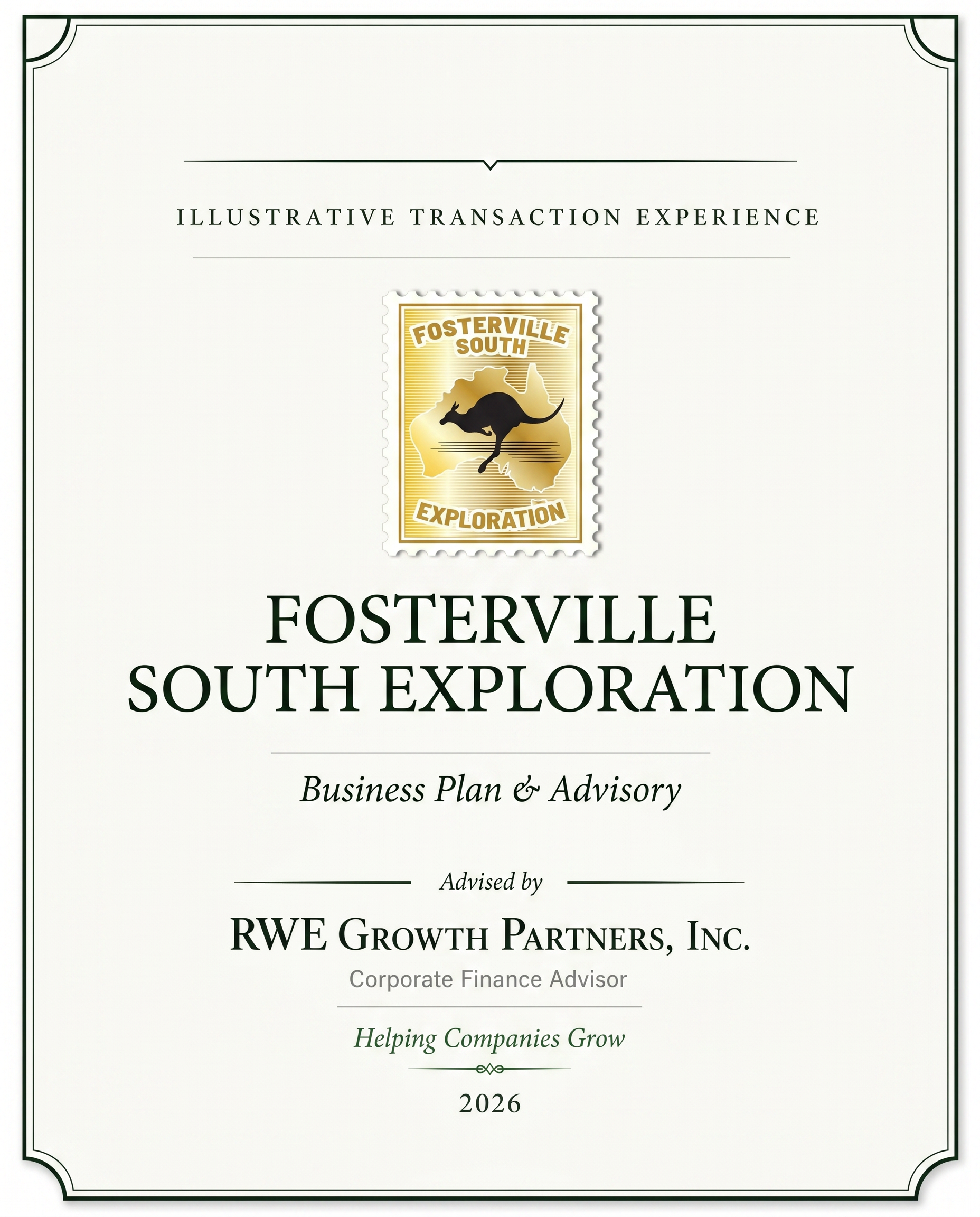 Transaction tombstone for 19 Fosterville South