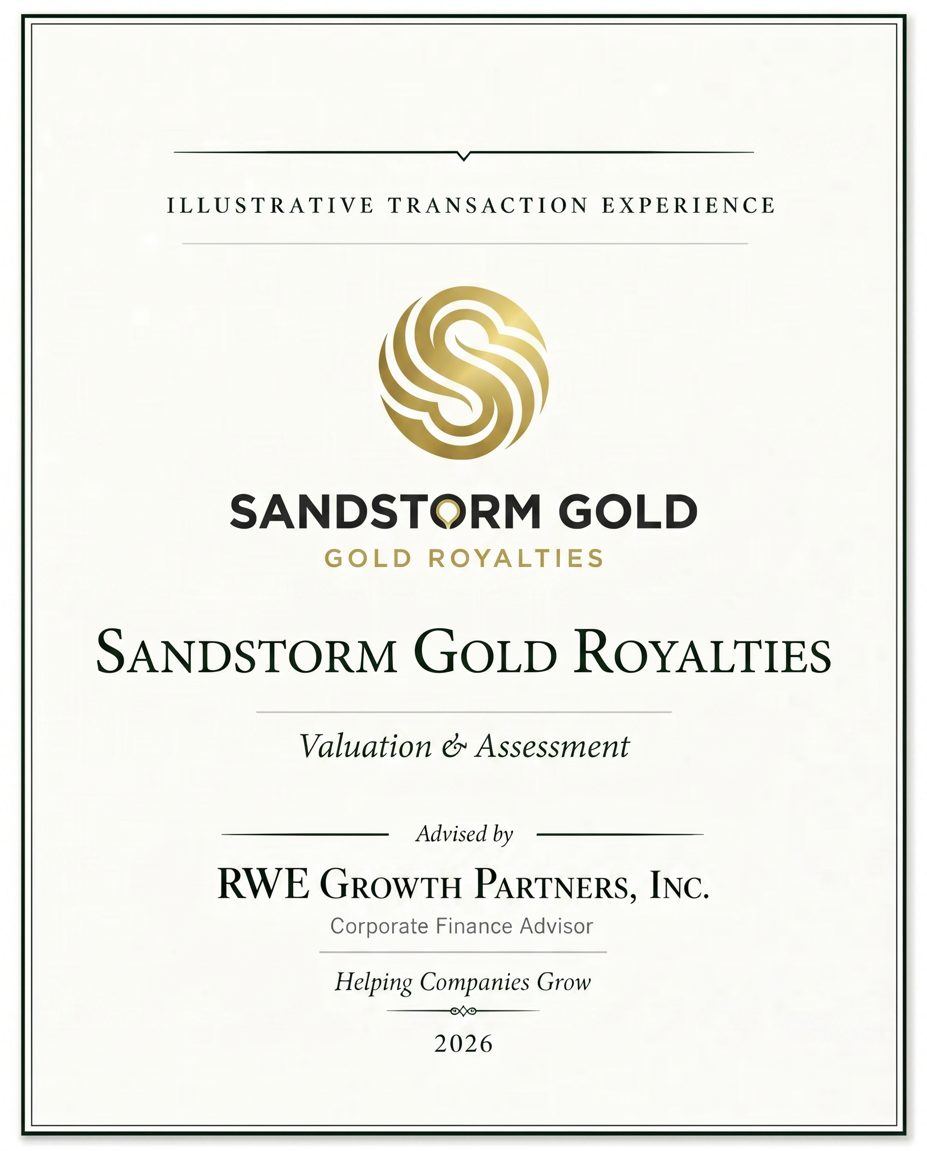 Transaction tombstone for 07 Sandstorm Gold