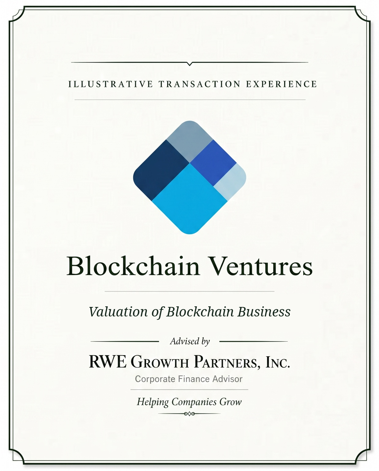 Transaction tombstone for 05 Blockchain Ventures