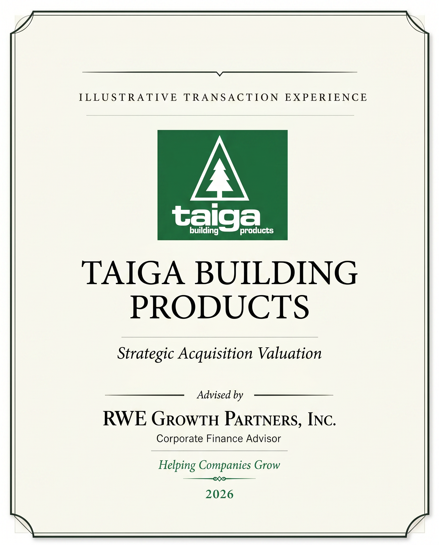 Transaction tombstone for 11 Taiga Building