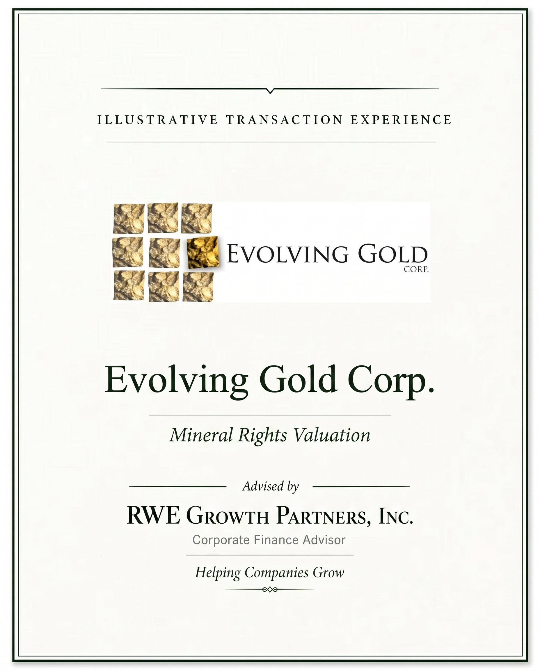 Transaction tombstone for 32 Evolving Gold