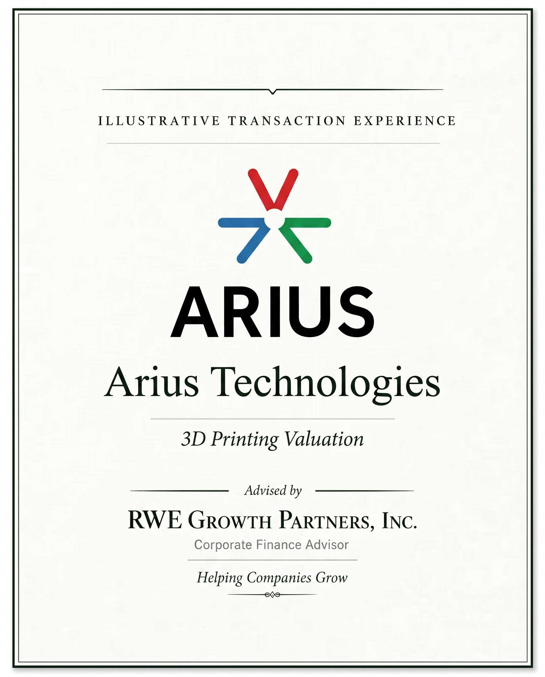 Transaction tombstone for 37 Arius Tech
