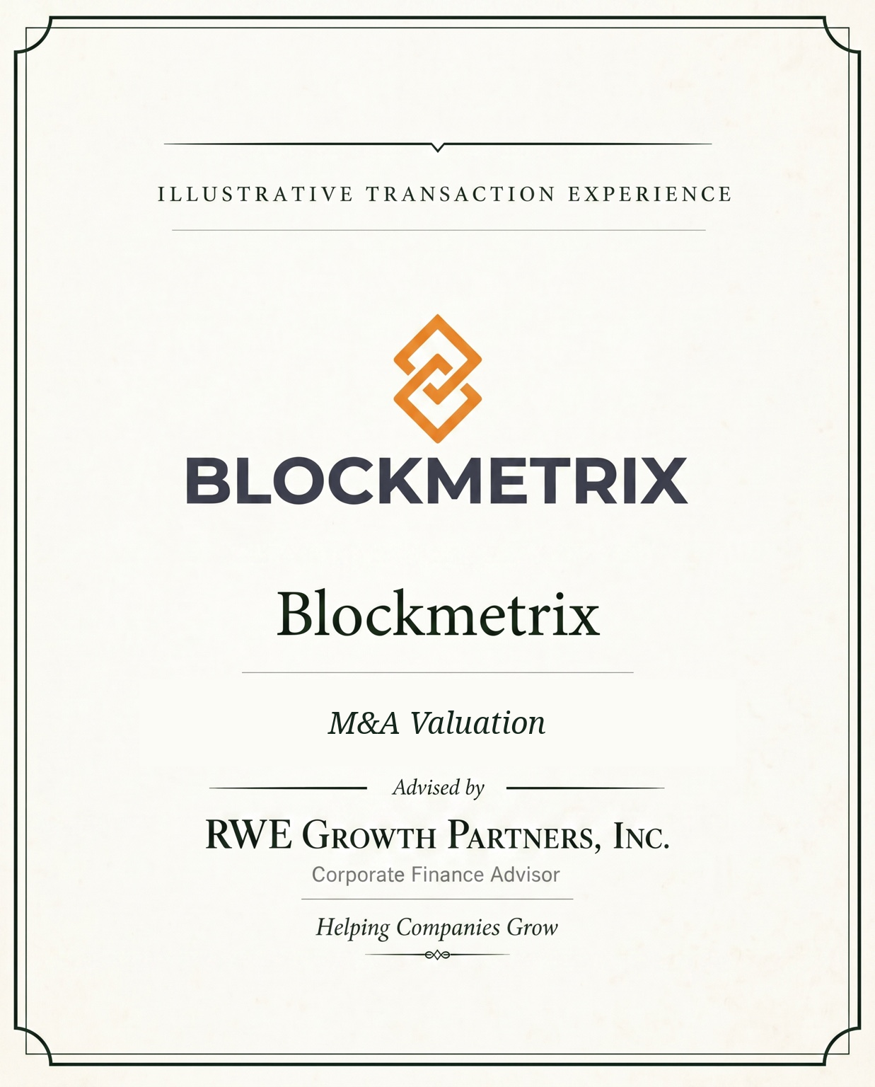 Transaction tombstone for 04 Blockmetrix