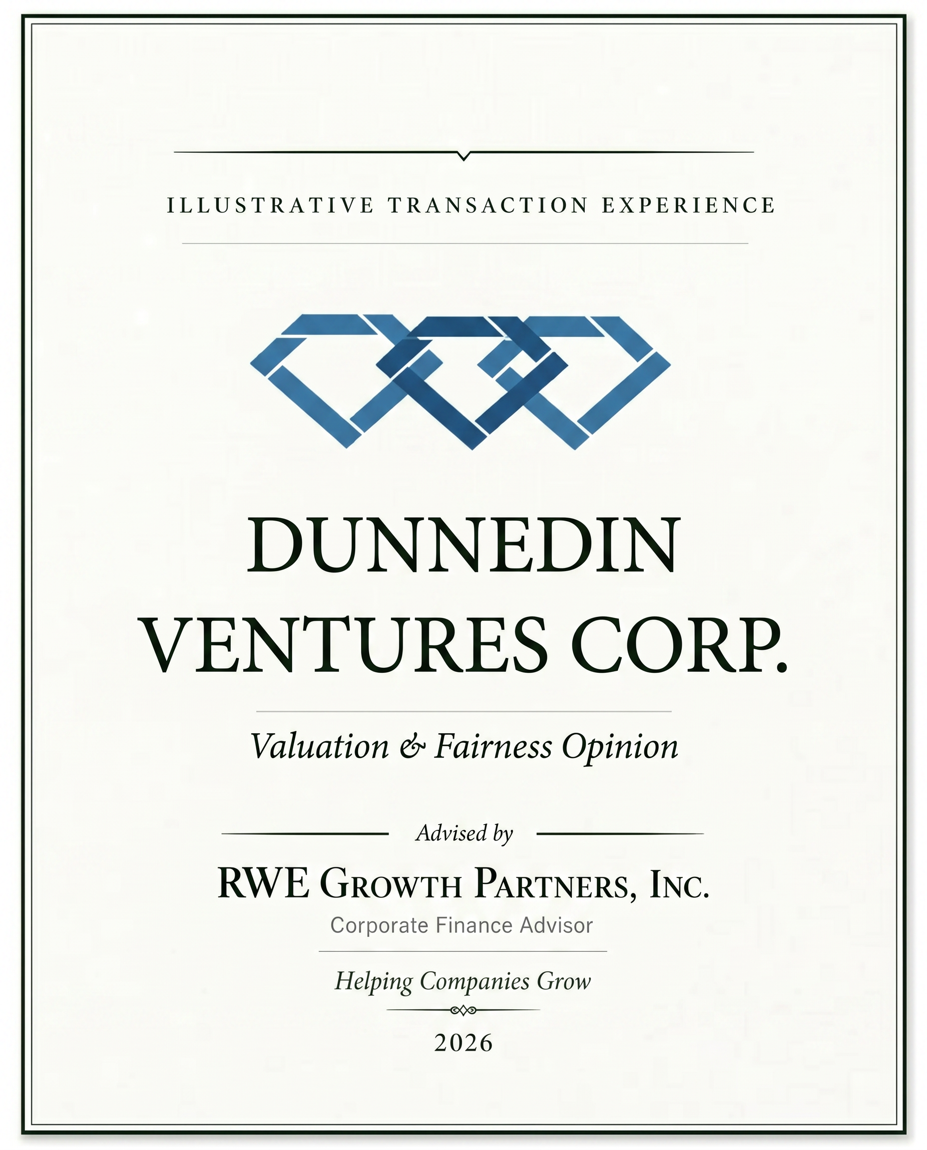 Transaction tombstone for 18 Dunnedin Ventures