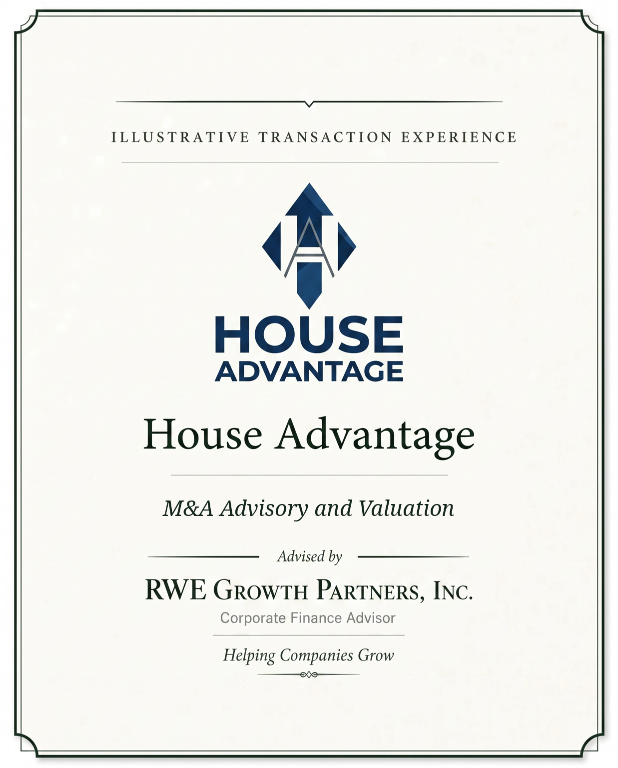 Transaction tombstone for 17 House Advantage